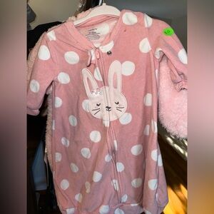 Pink Polka Dot Bunny Sleepsack
